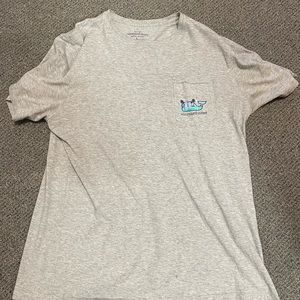 Vineyard Vines Grey Golf Graphic Tee